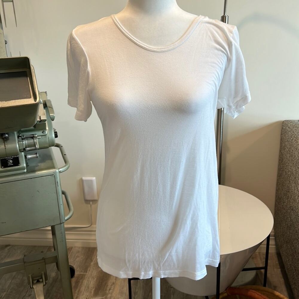 LNA White Cutout T-Shirt - Size XS